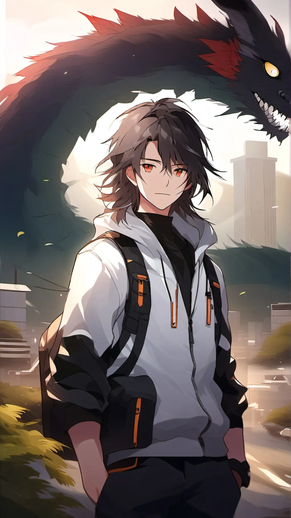 ai character: monster info compa background