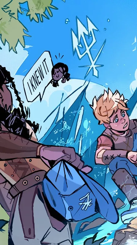 ai character: Demigod Sleepover  background