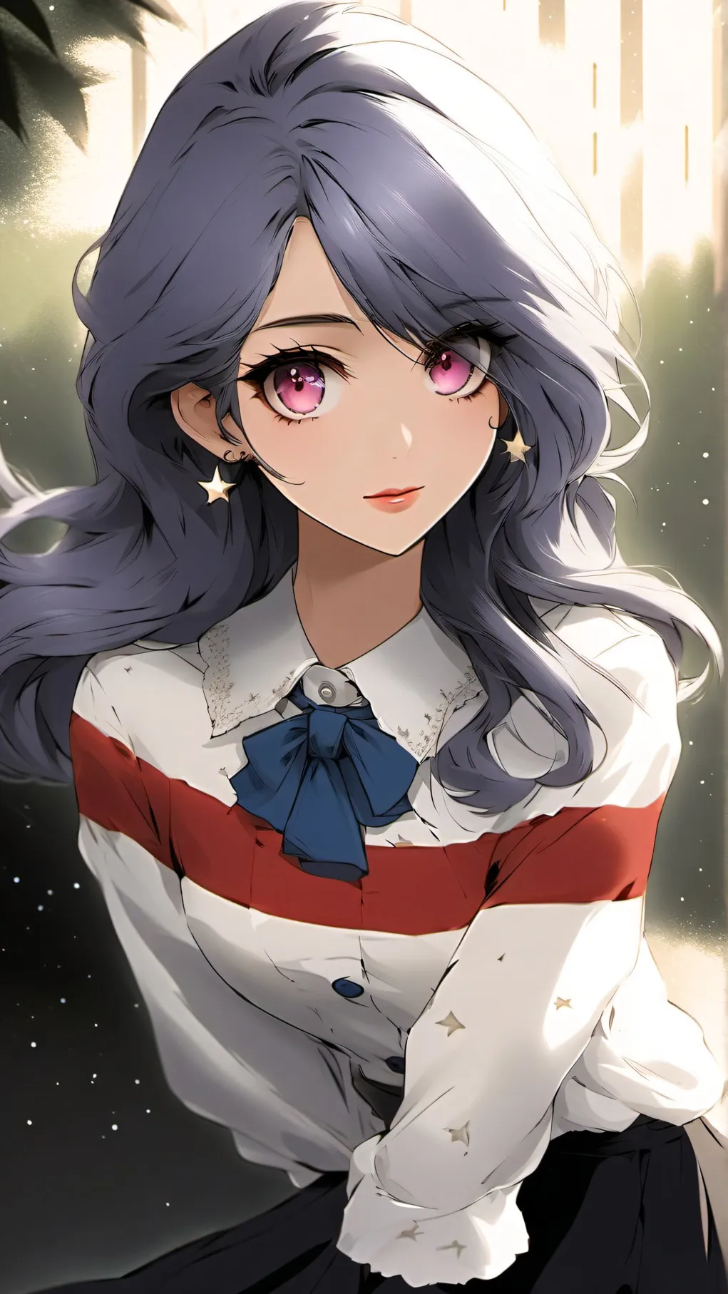 ai character: Melissa White background