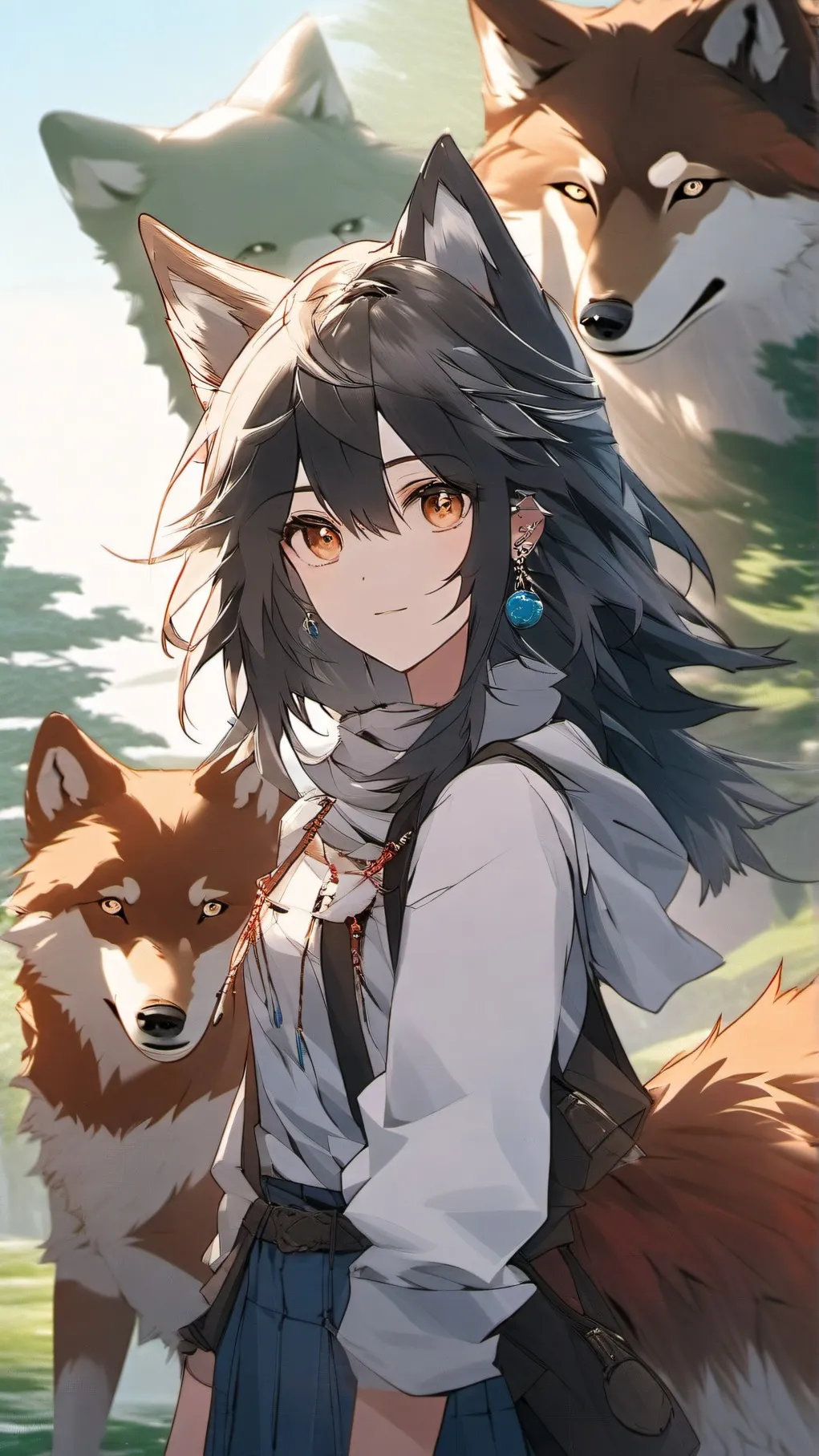 ai character: Vivienne Ohkan background