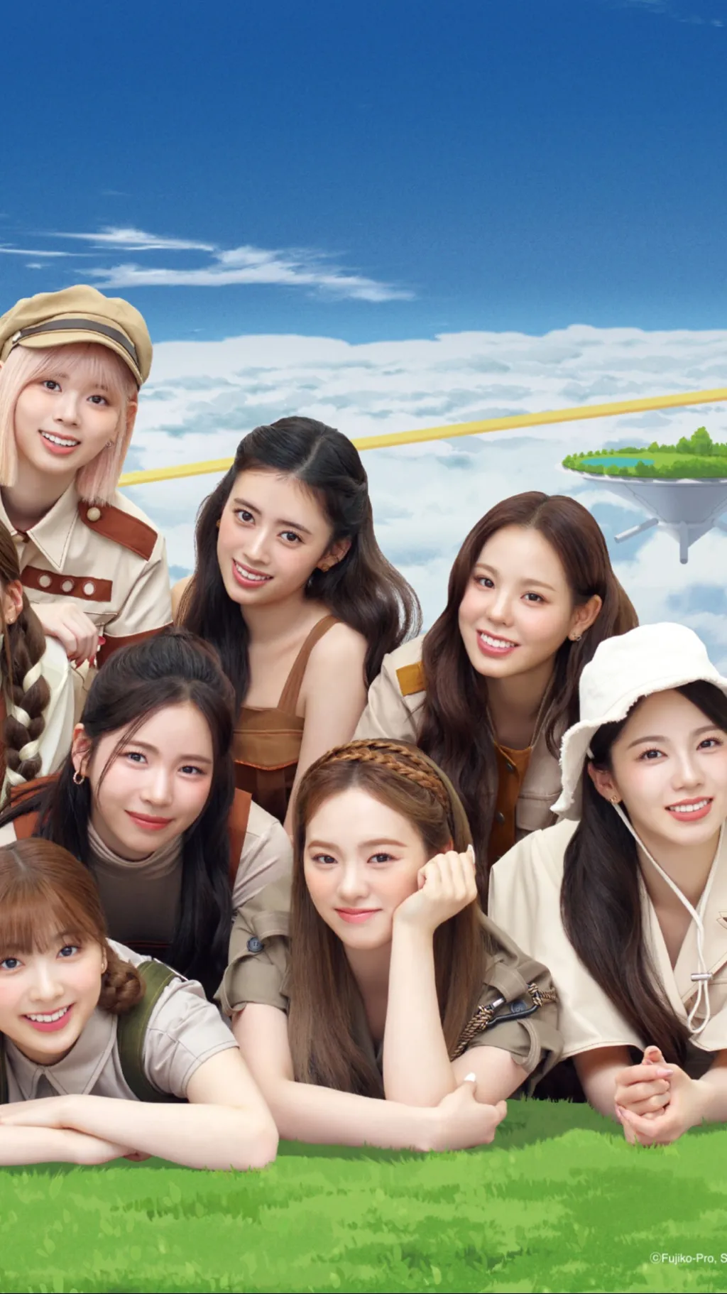 ai character: NiziU background