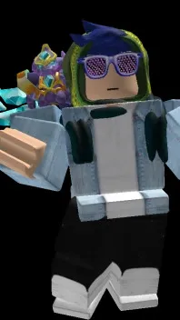 ai character: A Blox fruit Gamer background