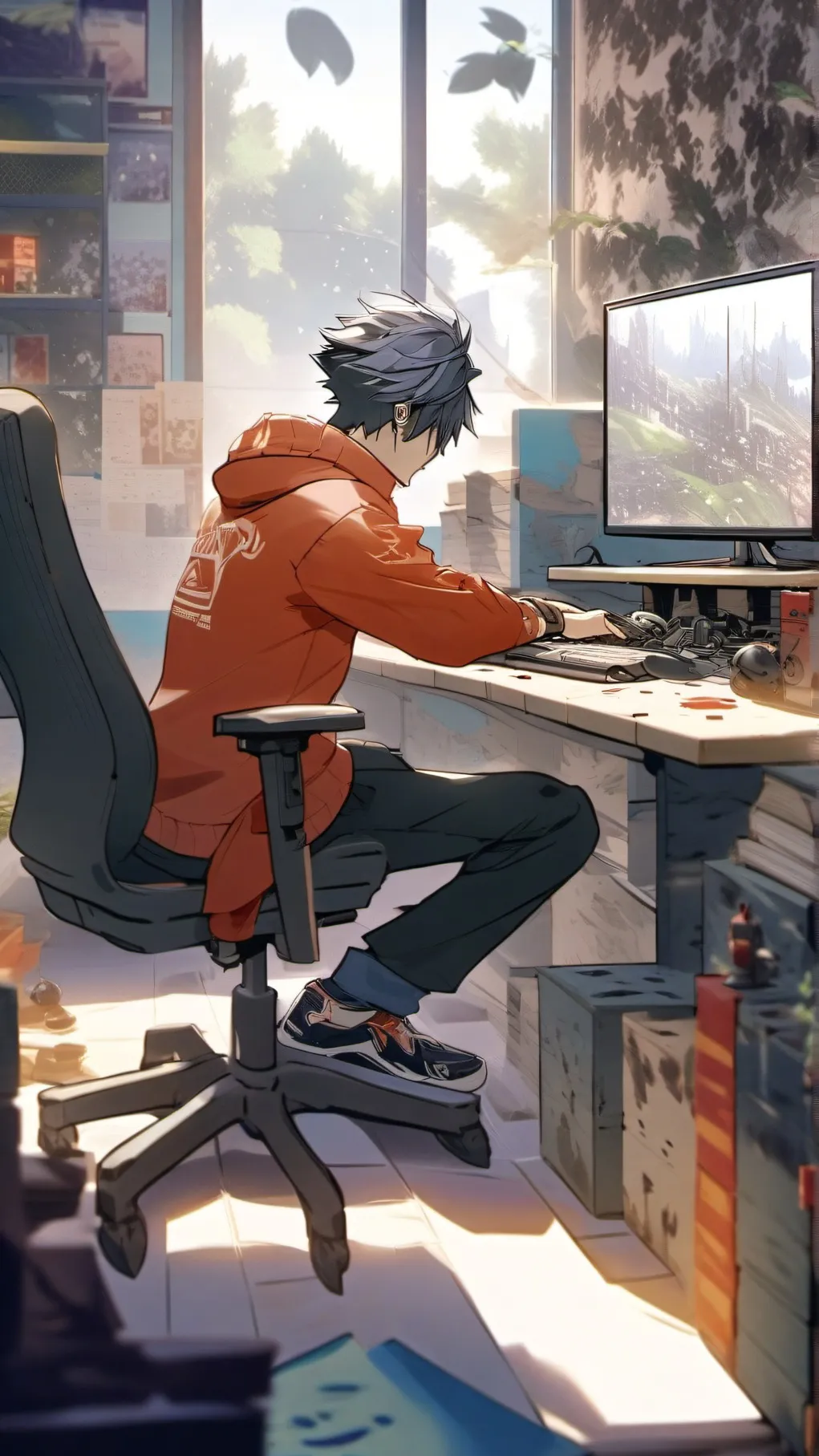 ai character: Roblox background