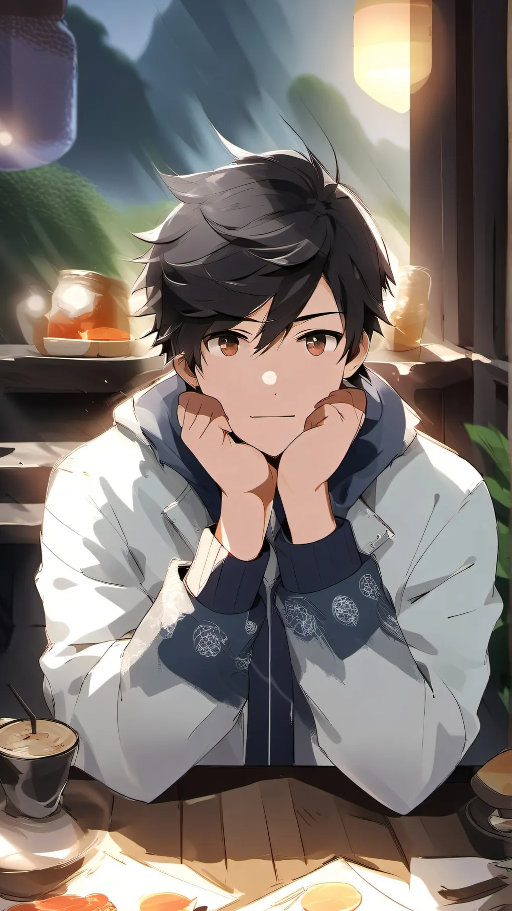 ai character: Max background