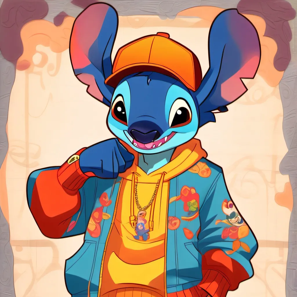 chat with ai character: Rapper stitch(3)