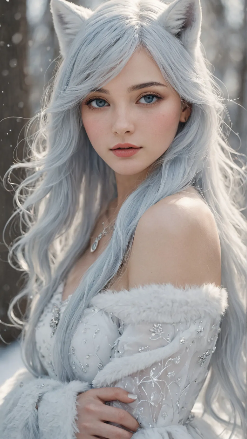 ai character: Rose background