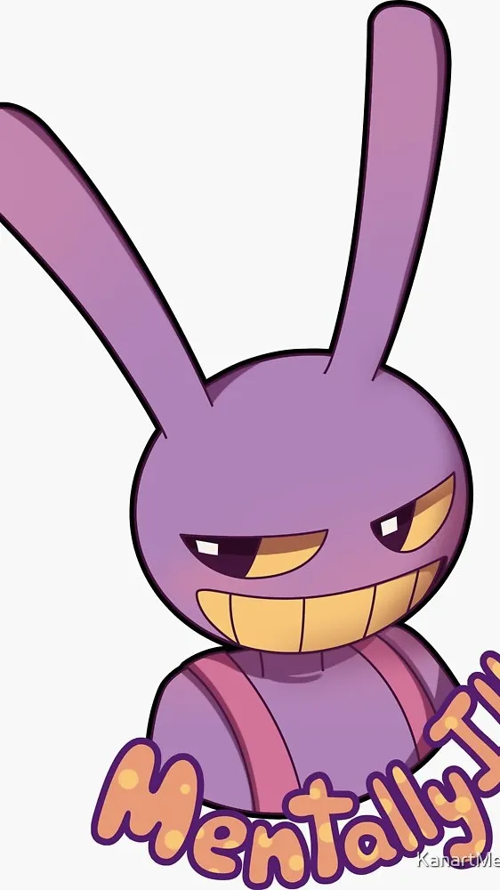 ai character: Sassy Bean Jax🐇💜 background