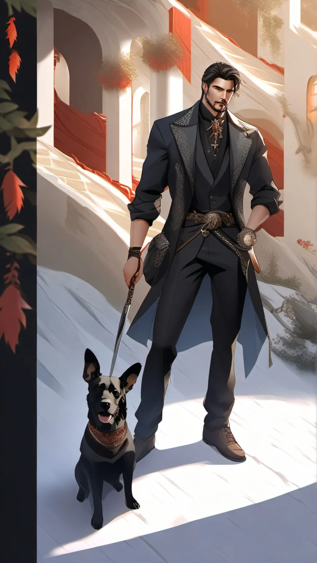 ai character: mha Italiano background