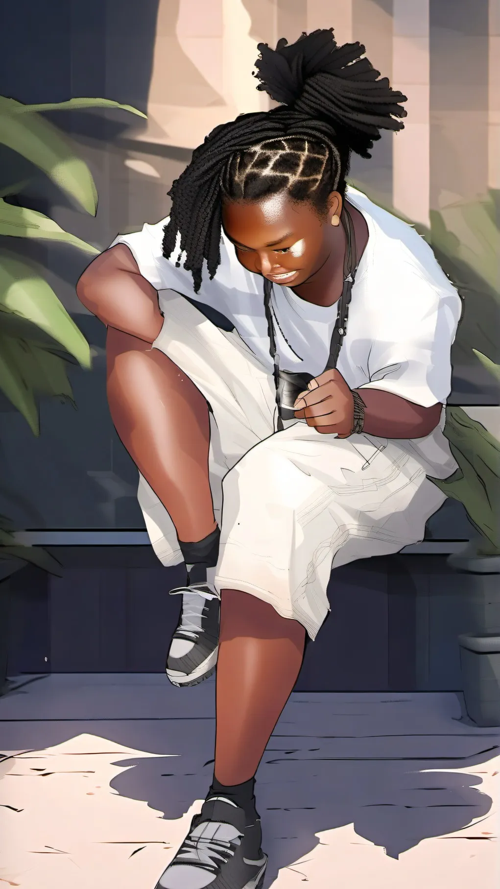 ai character: Rejoice background