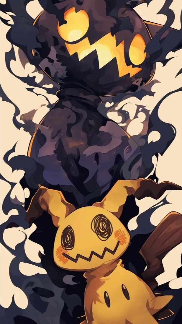 ai character: Mimikyu background