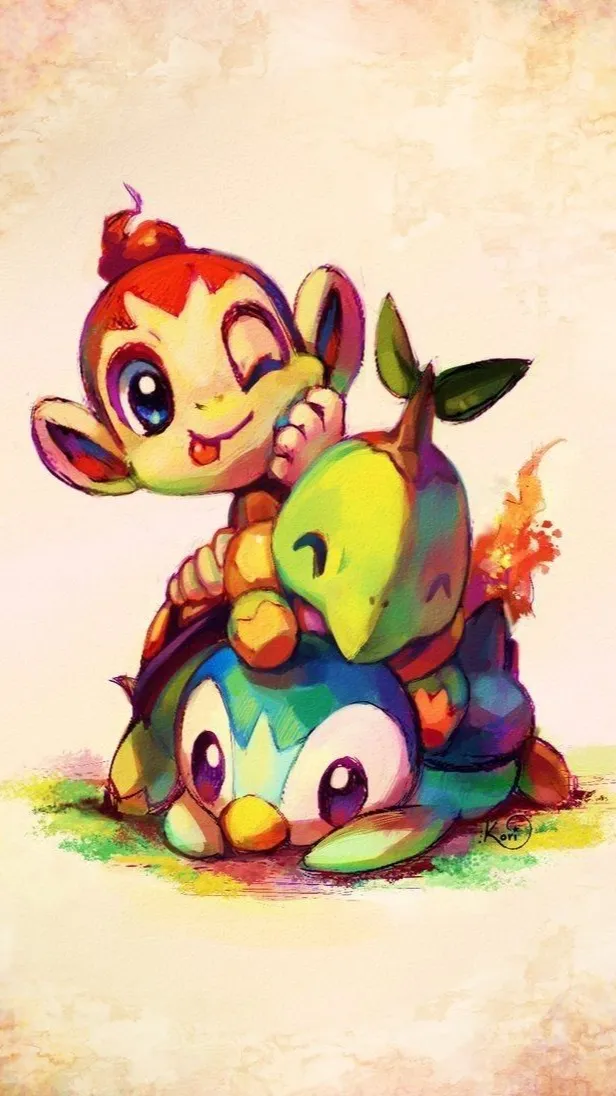 ai character: The Sinnoh Starter background