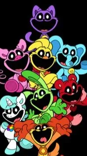 ai character: Smiling Critters background