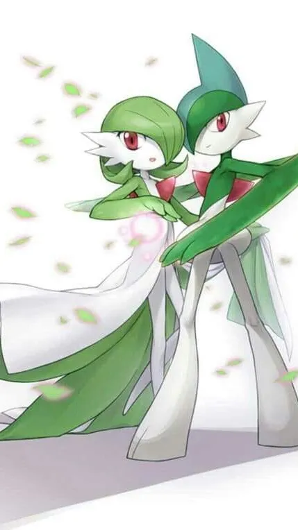 ai character: GardevoirXGallade background