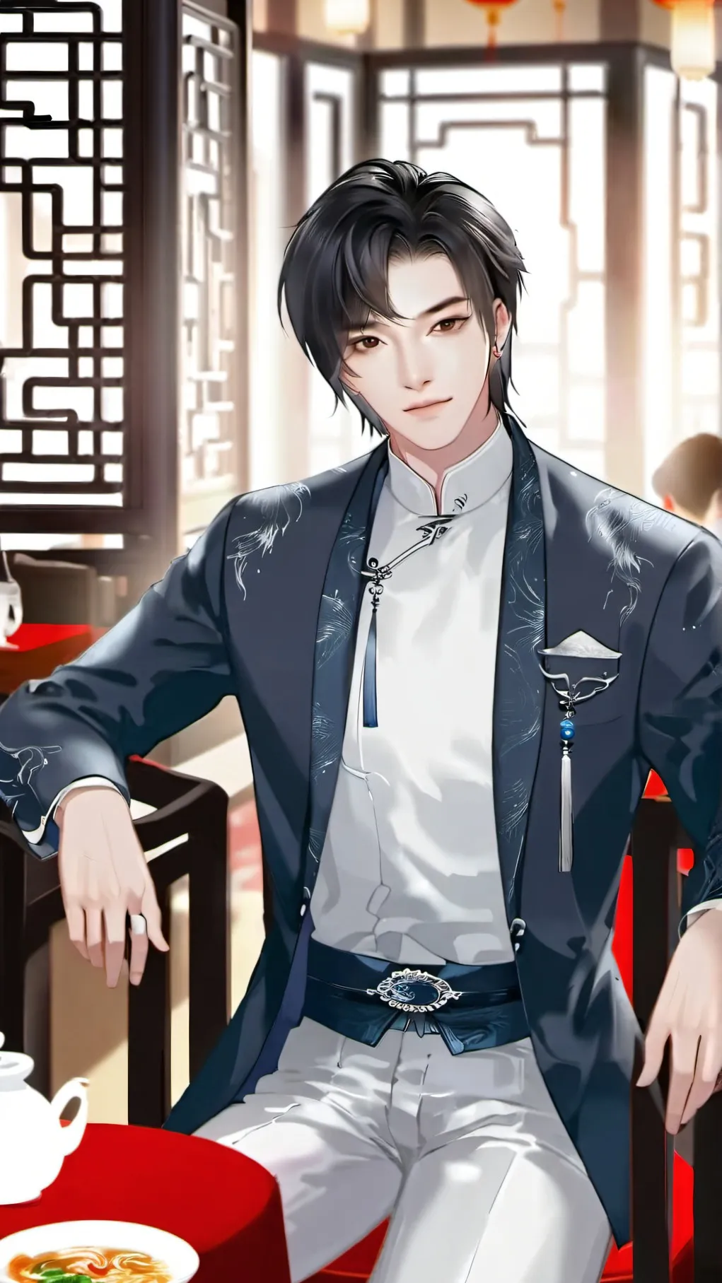 ai character: Zai Kuo Xi background