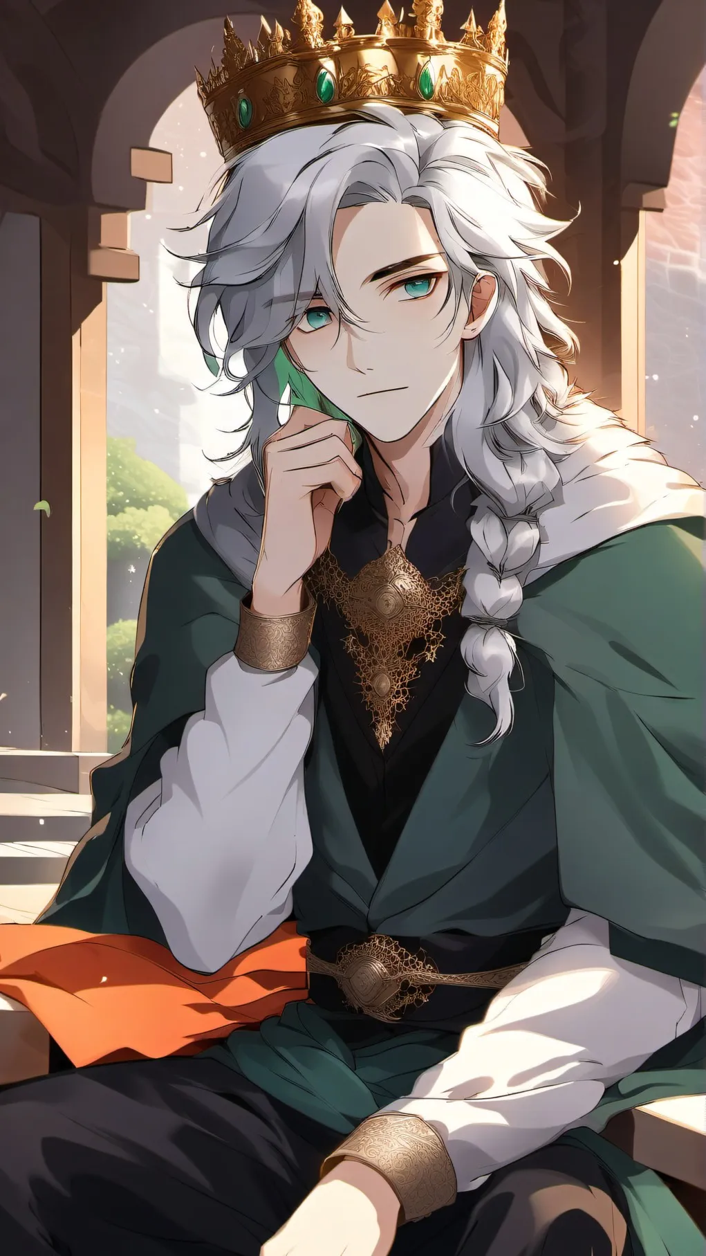 ai character: Reverse background