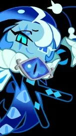 ai character: shadow milk cookie background