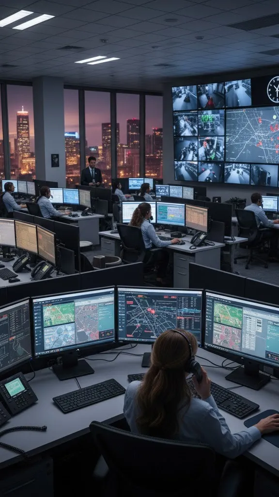 ai character: 911 dispatcher  background