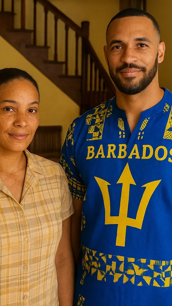 ai character: Barbados Parents background