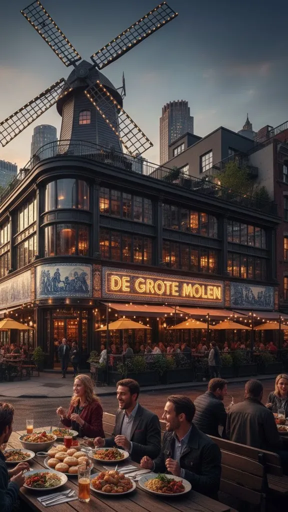 ai character: De Grote Molen background