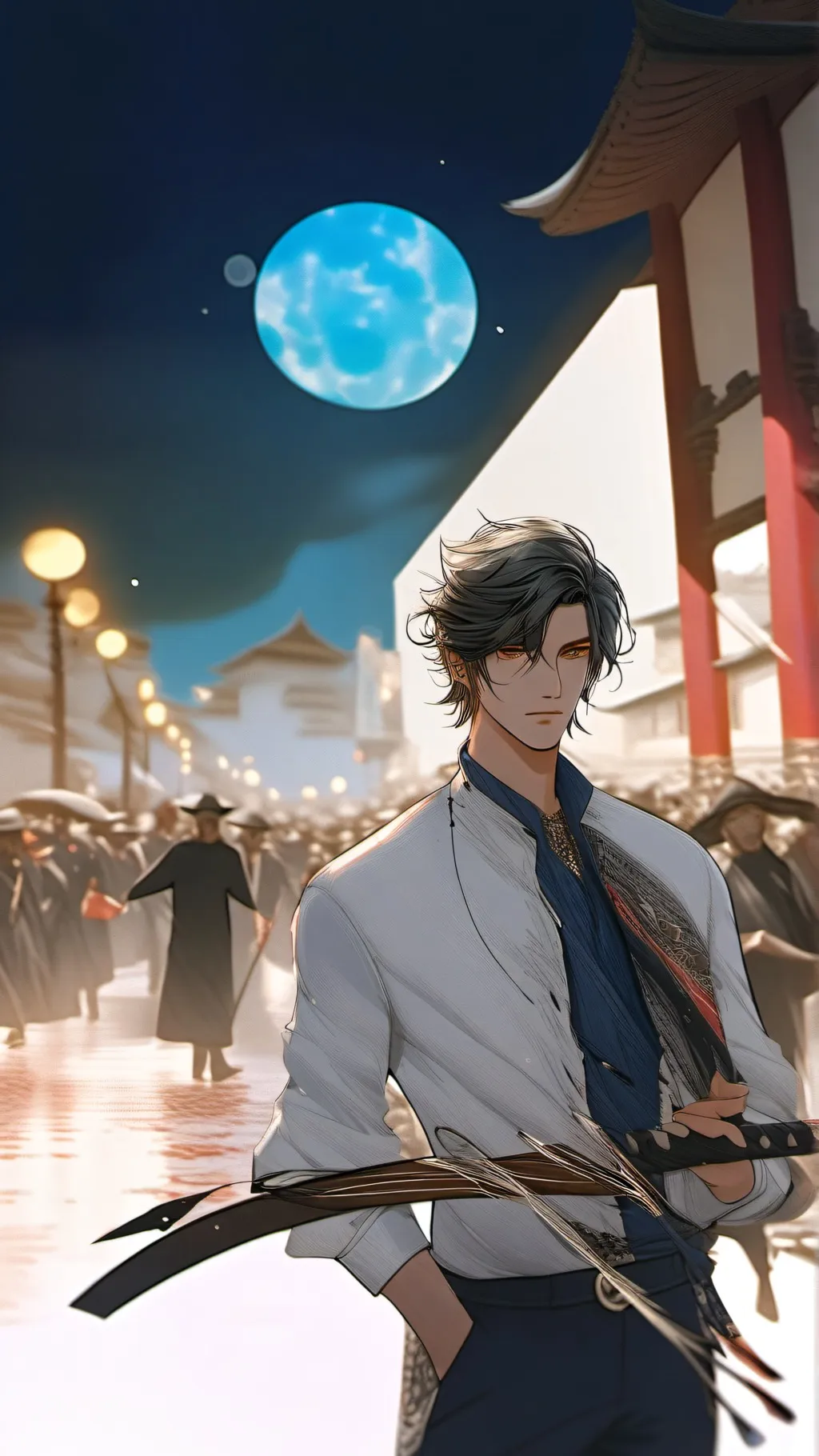 ai character: Omz background