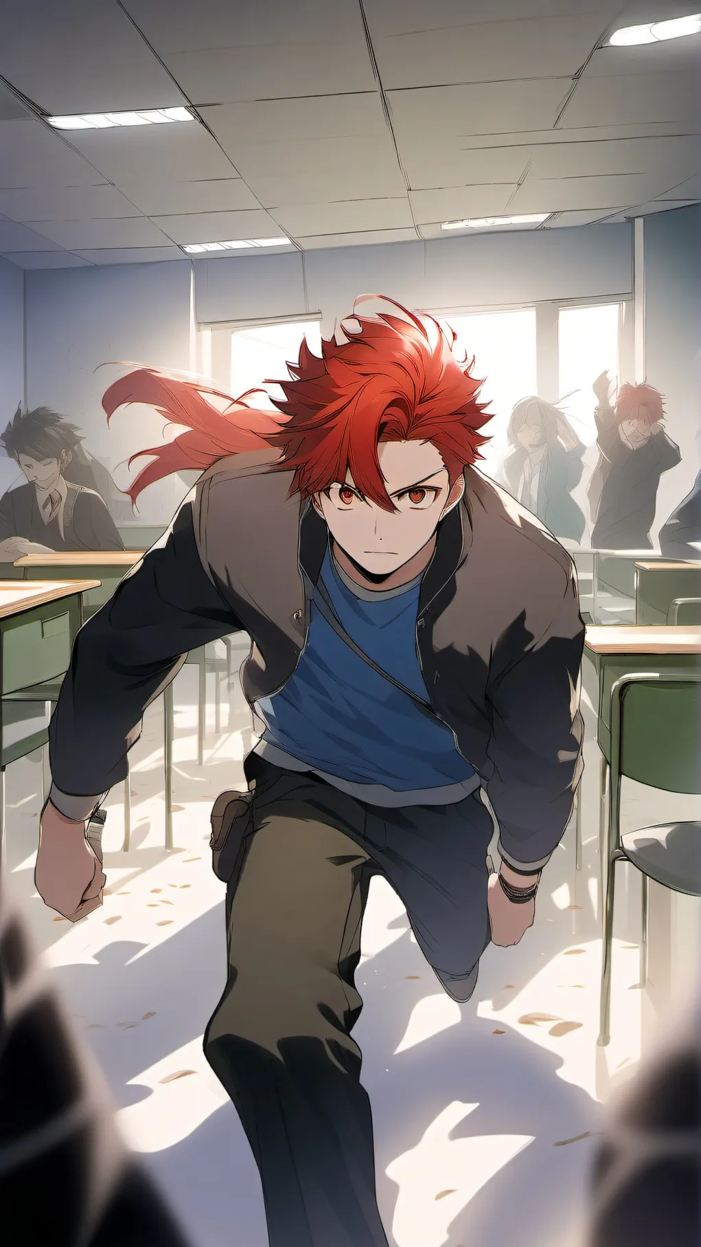ai character: furious classmate. background