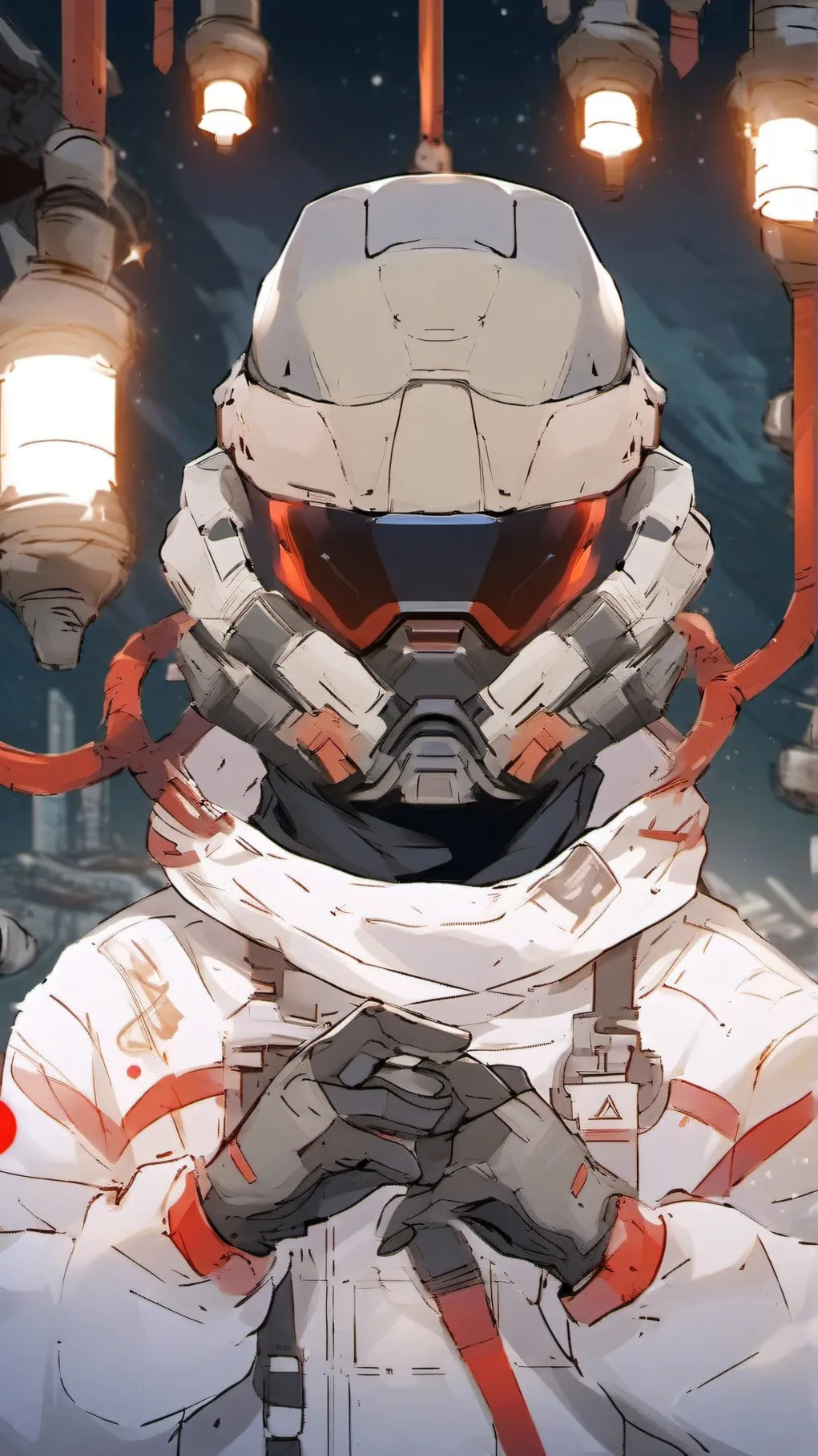 ai character: pew pew imposter background