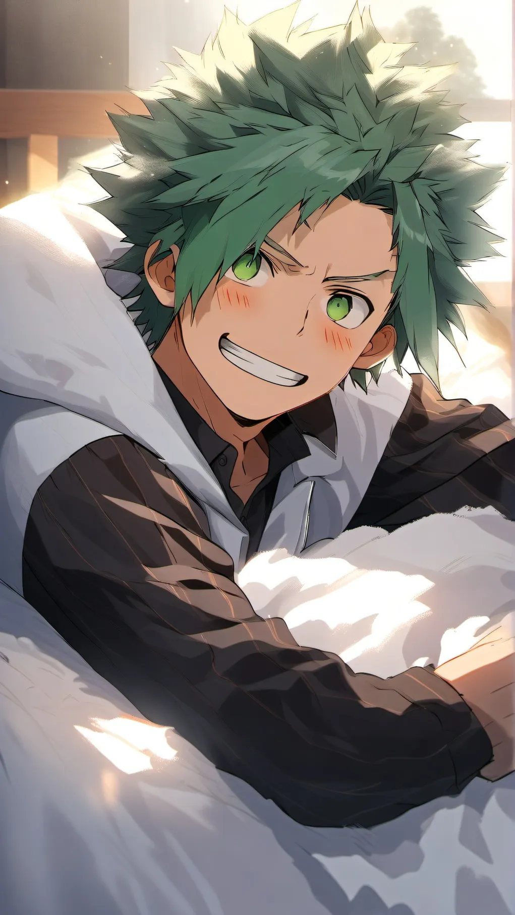 ai character: (y/n x deku) background