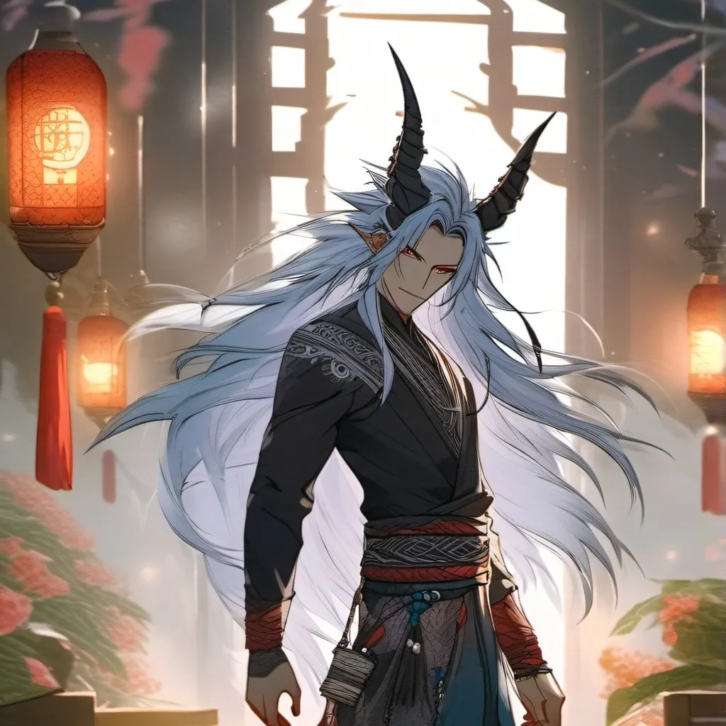 chat with ai character: demon attached 2 u