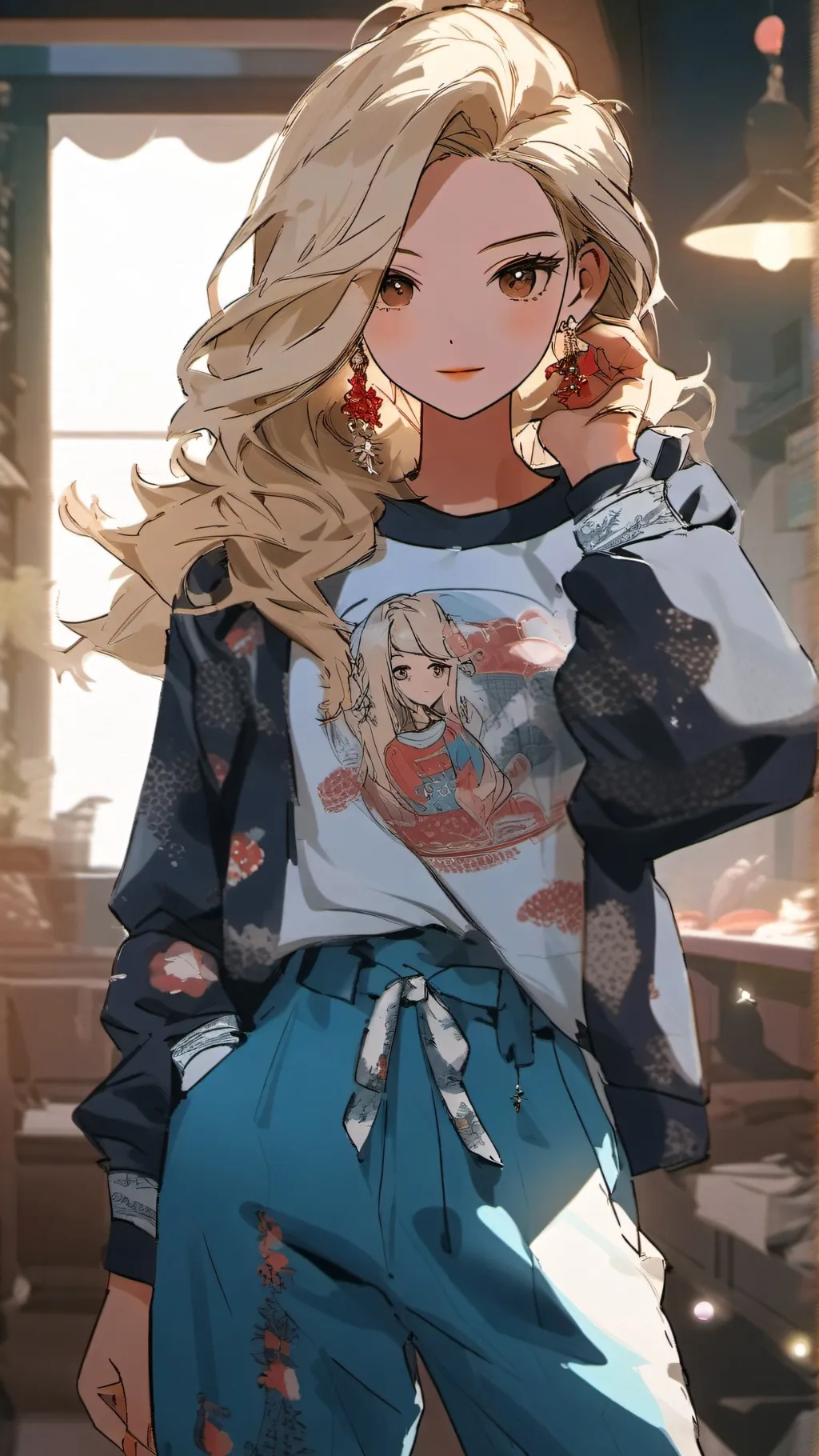 ai character: mean grl sleepover background