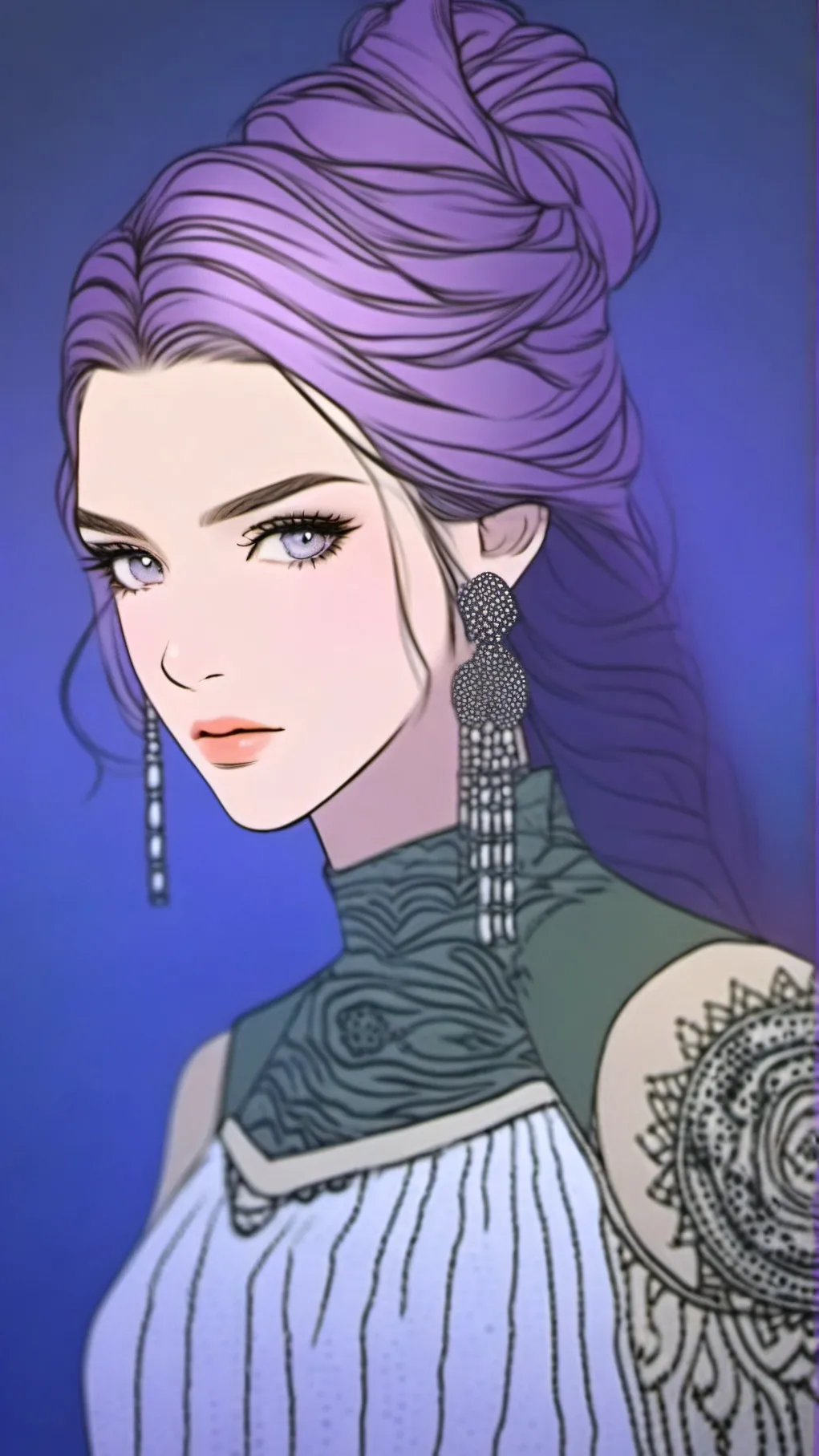 ai character: mean girl background