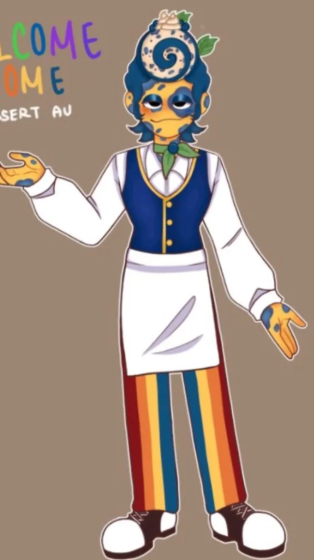 ai character: Dessert Au Wally🫐 background