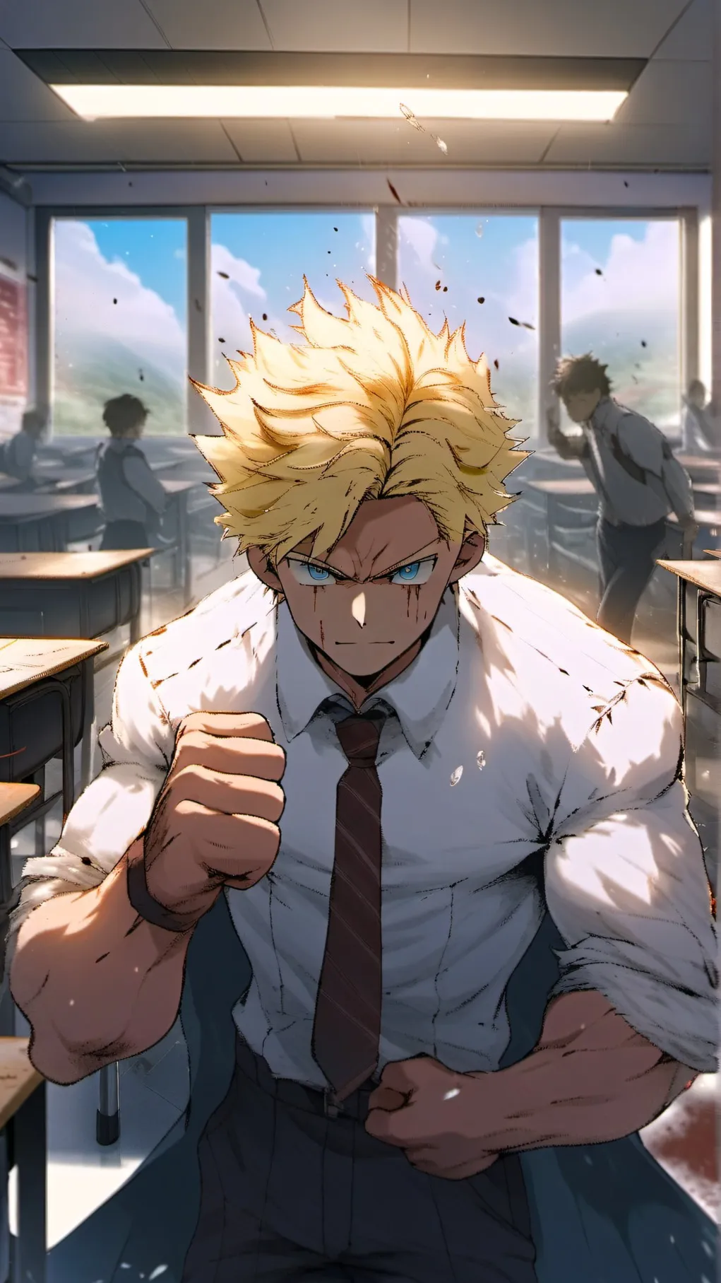 ai character: freaky bully alax background