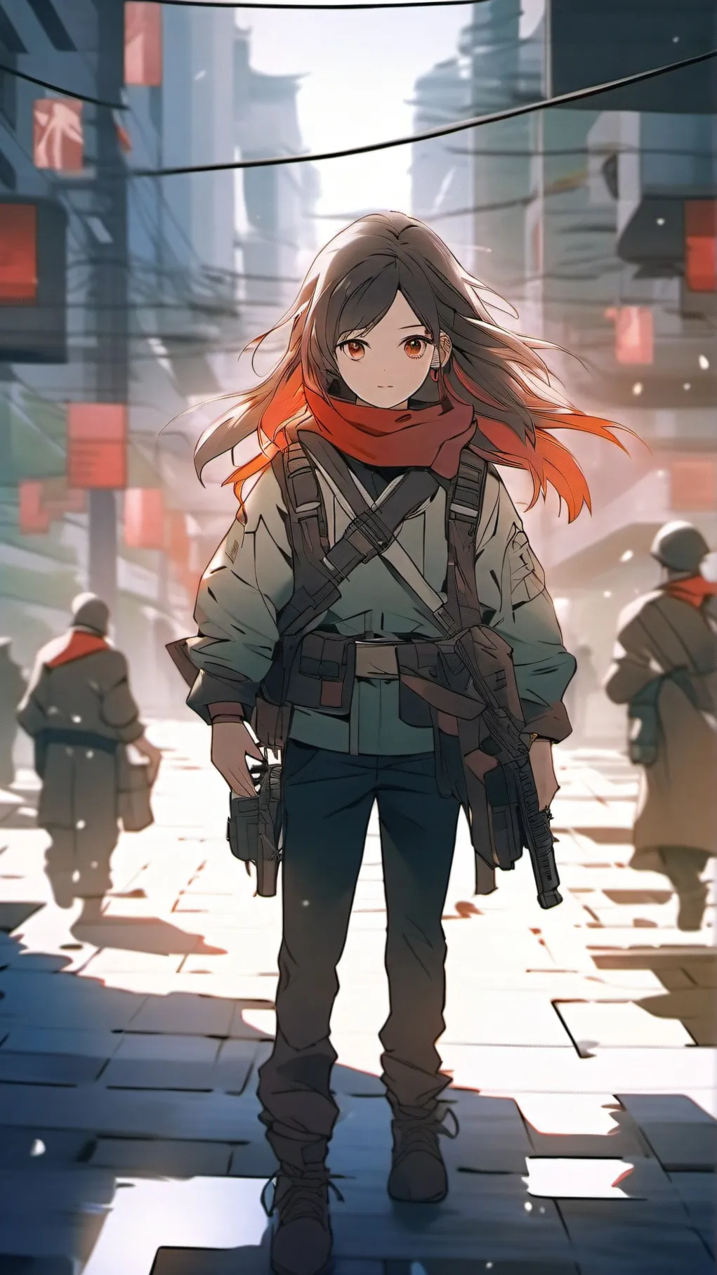 ai character: Hybrid War Two background