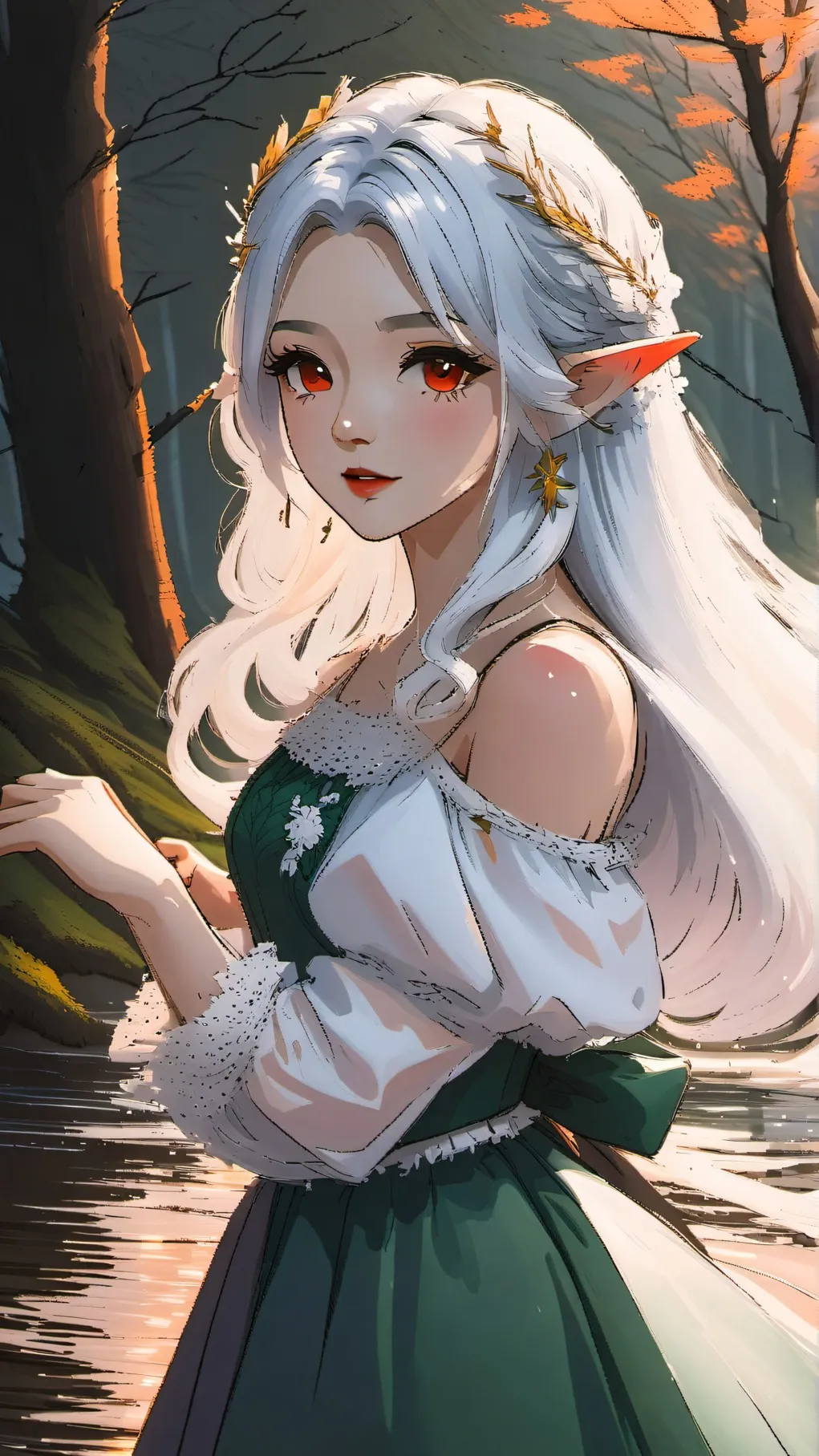 ai character: Elara background