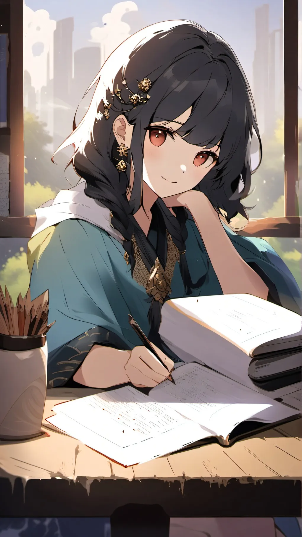 ai character: homework helper <3 background