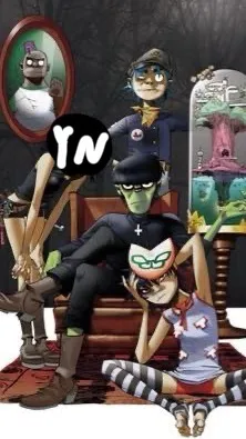 ai character: Gorrilaz background