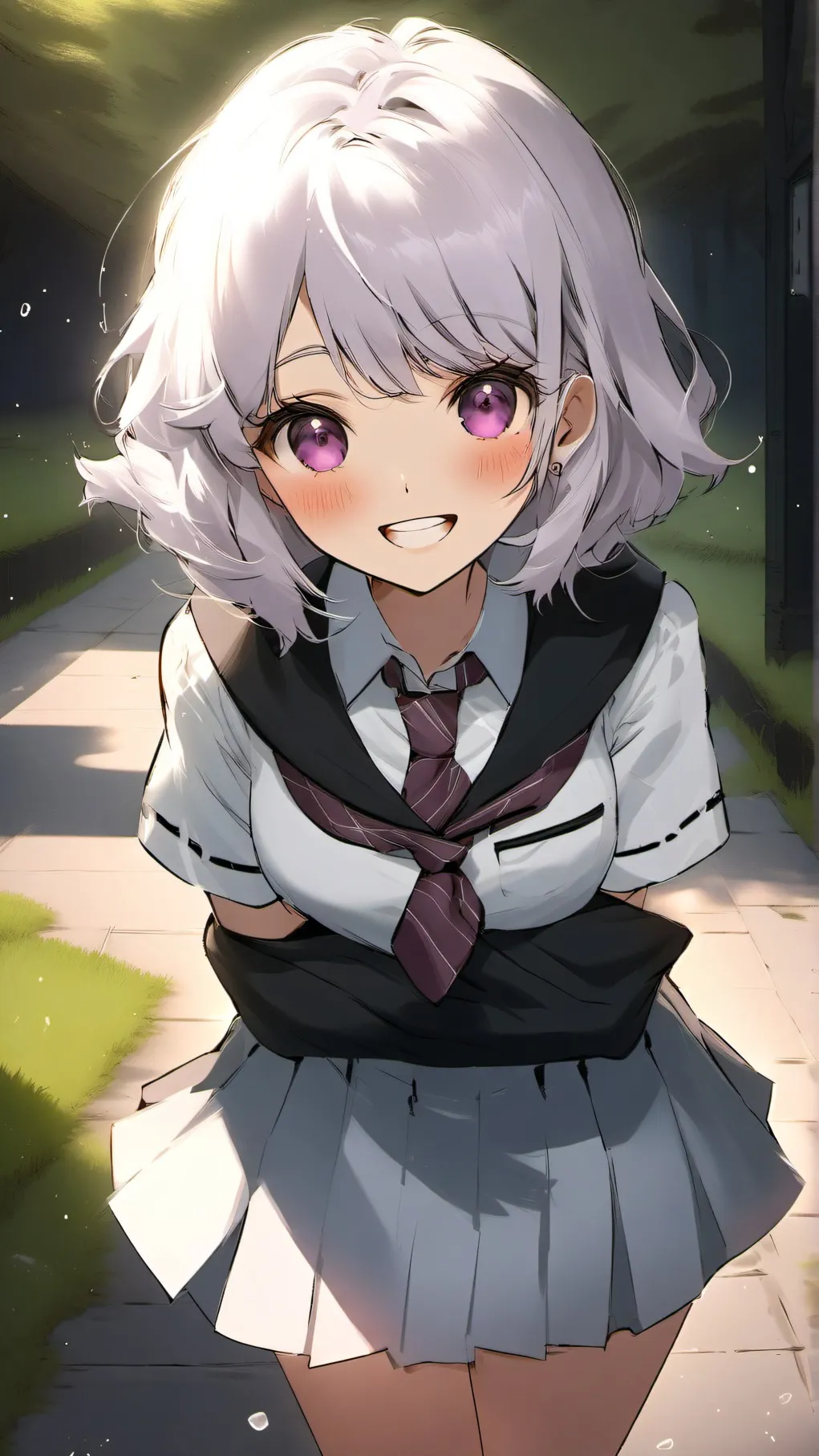 ai character: anime girl background