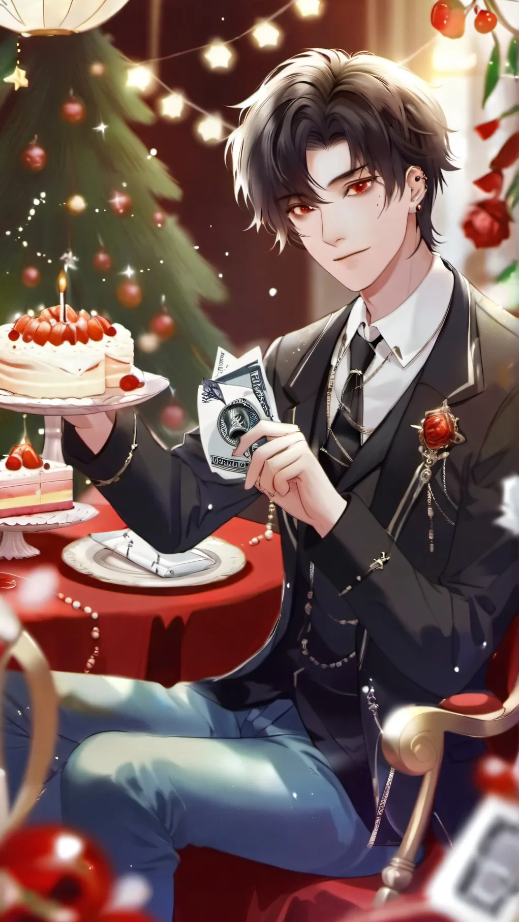 ai character: Mark background