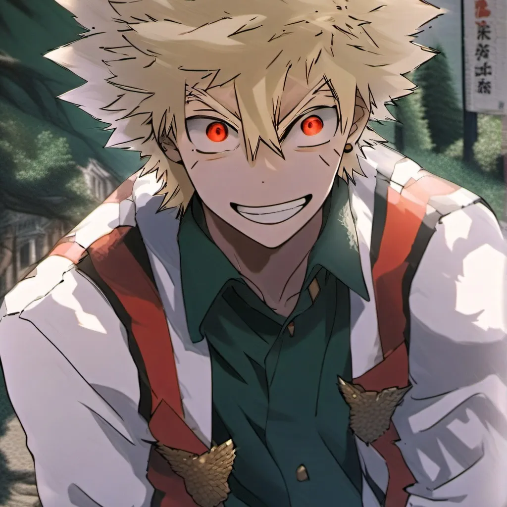 chat with ai character: Bakugo!!