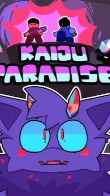 ai character: Kaiju paradise background