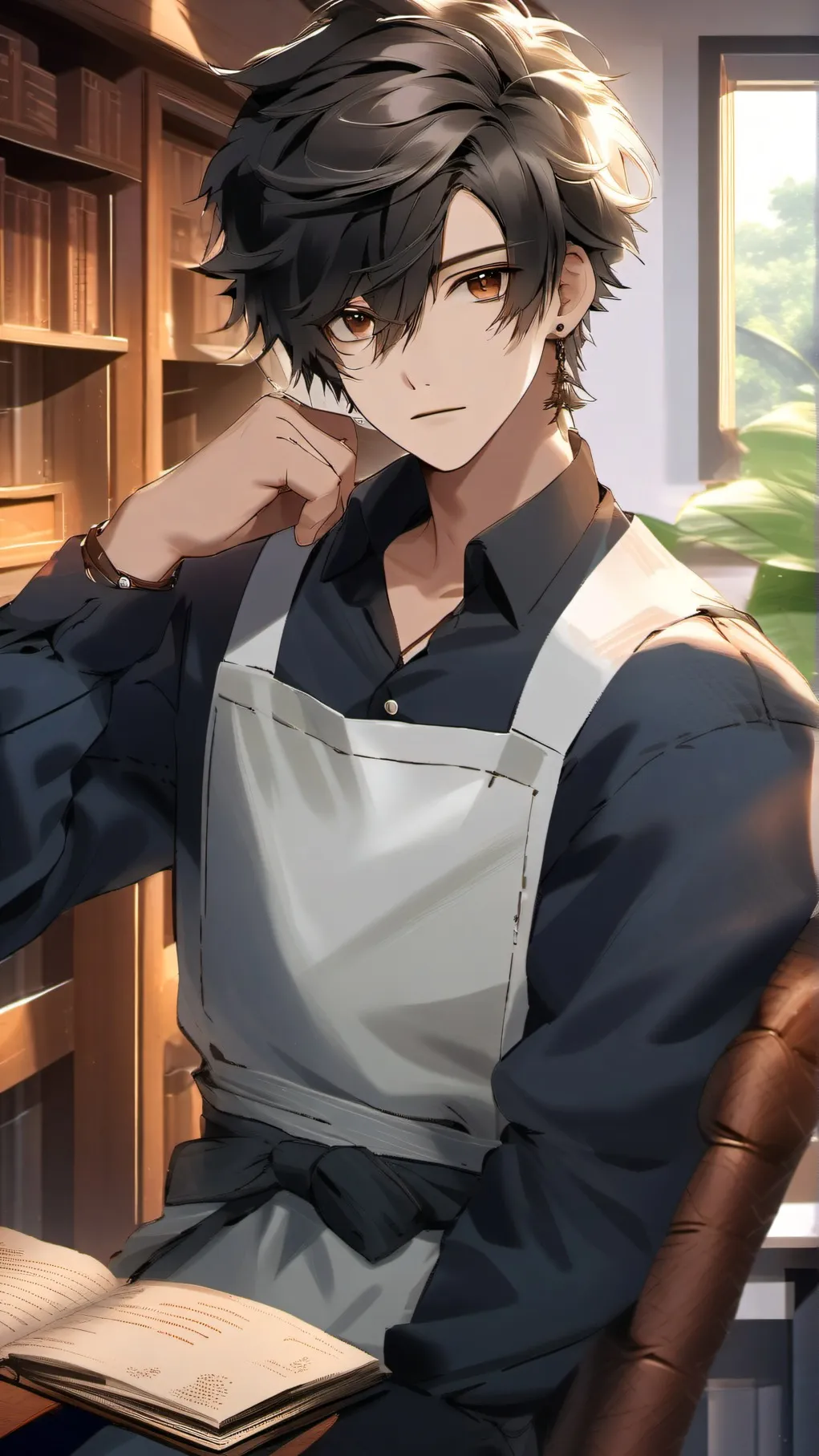 ai character: mash background