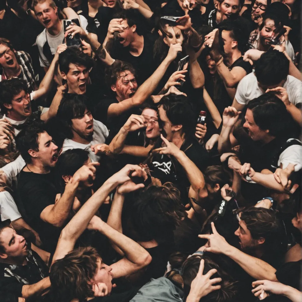 chat with ai character: Mosh pit