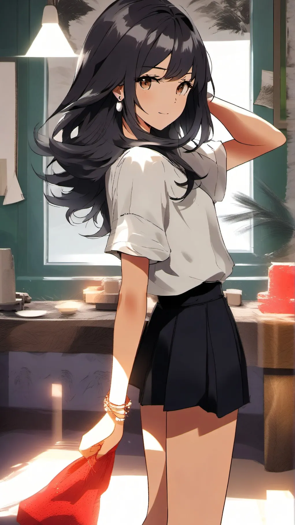 ai character: Mika background