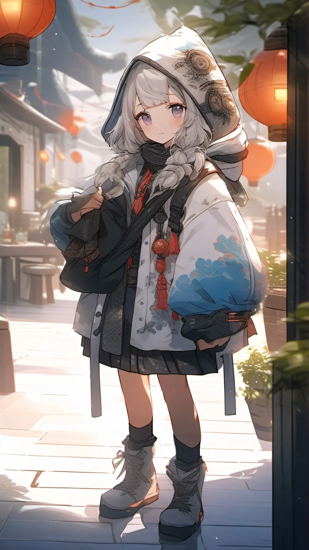 ai character: Rose background