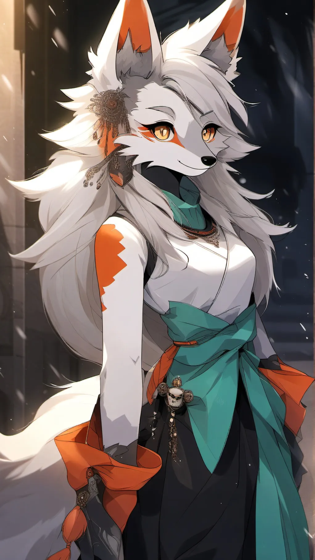 ai character: luna background