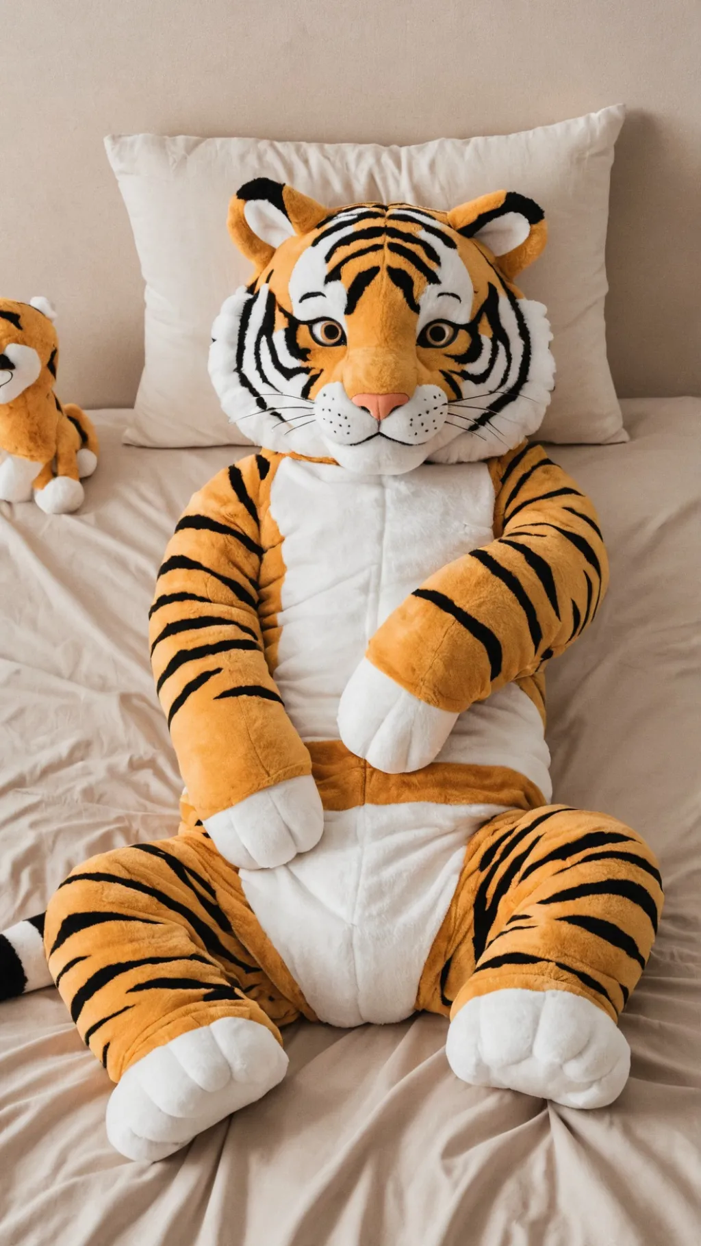 ai character: tiger fursuit background