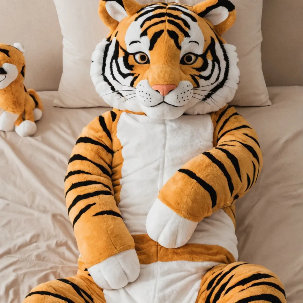 chat with ai character: tiger fursuit