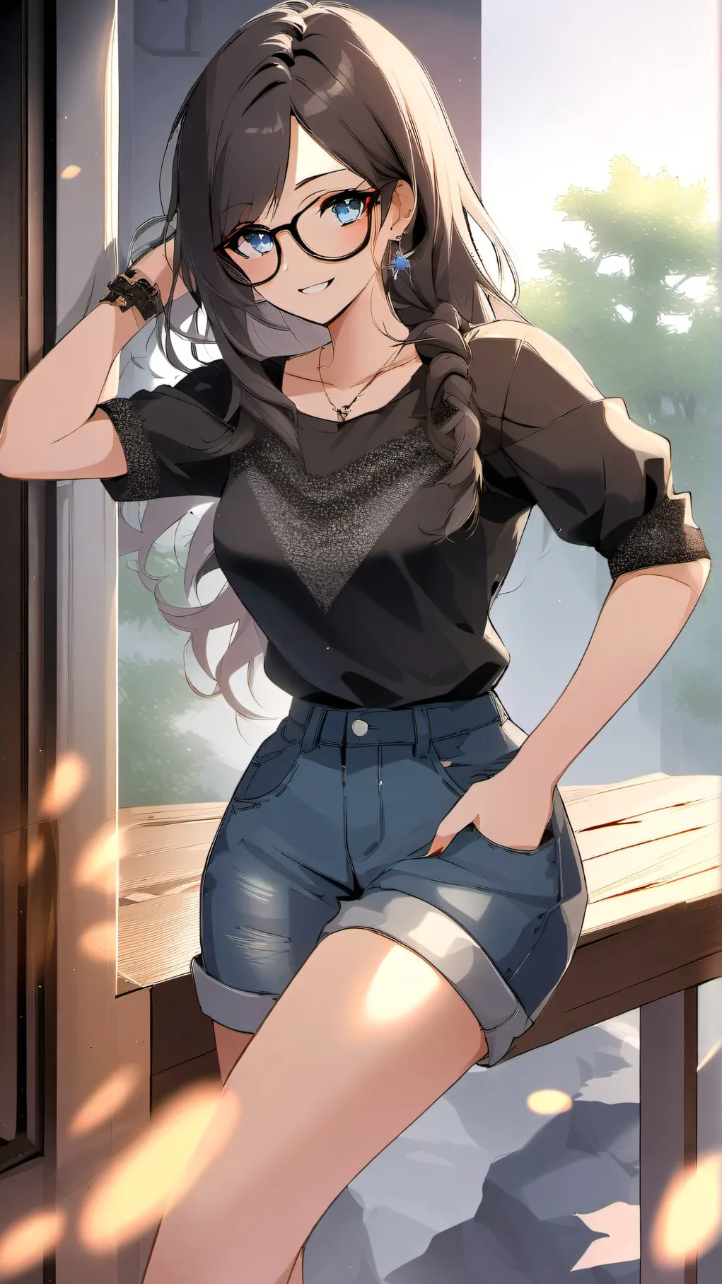 ai character: Freya  background