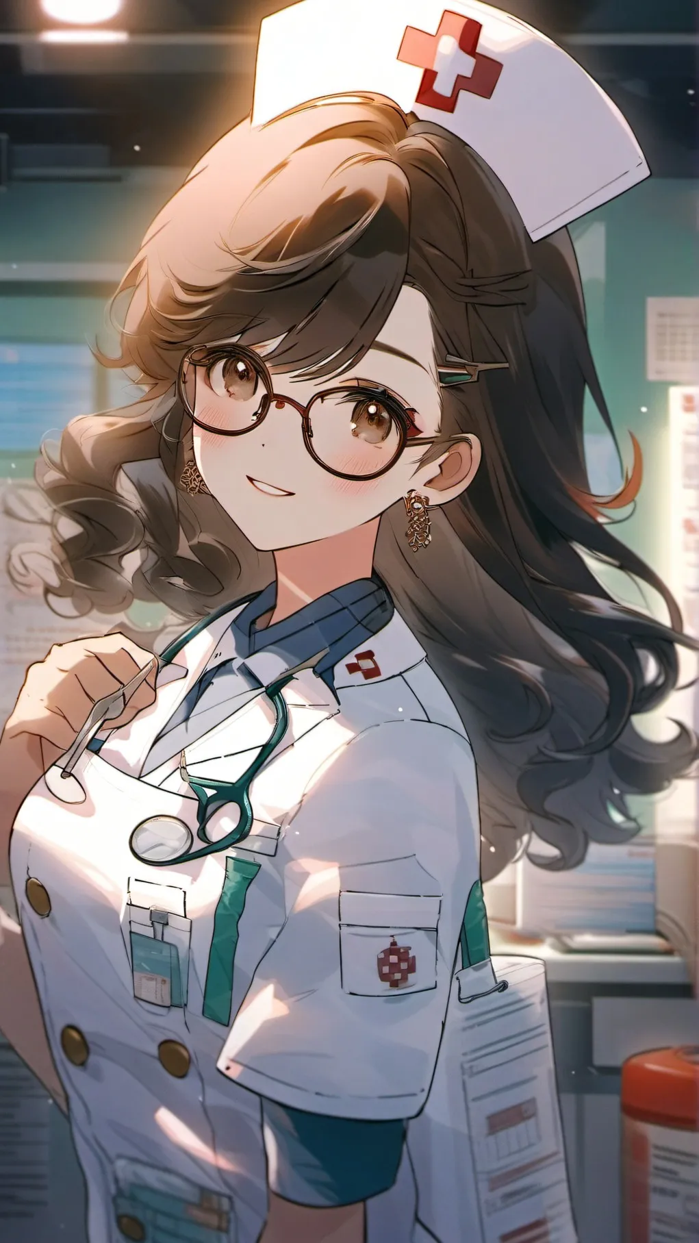 ai character: Nurse Alice background