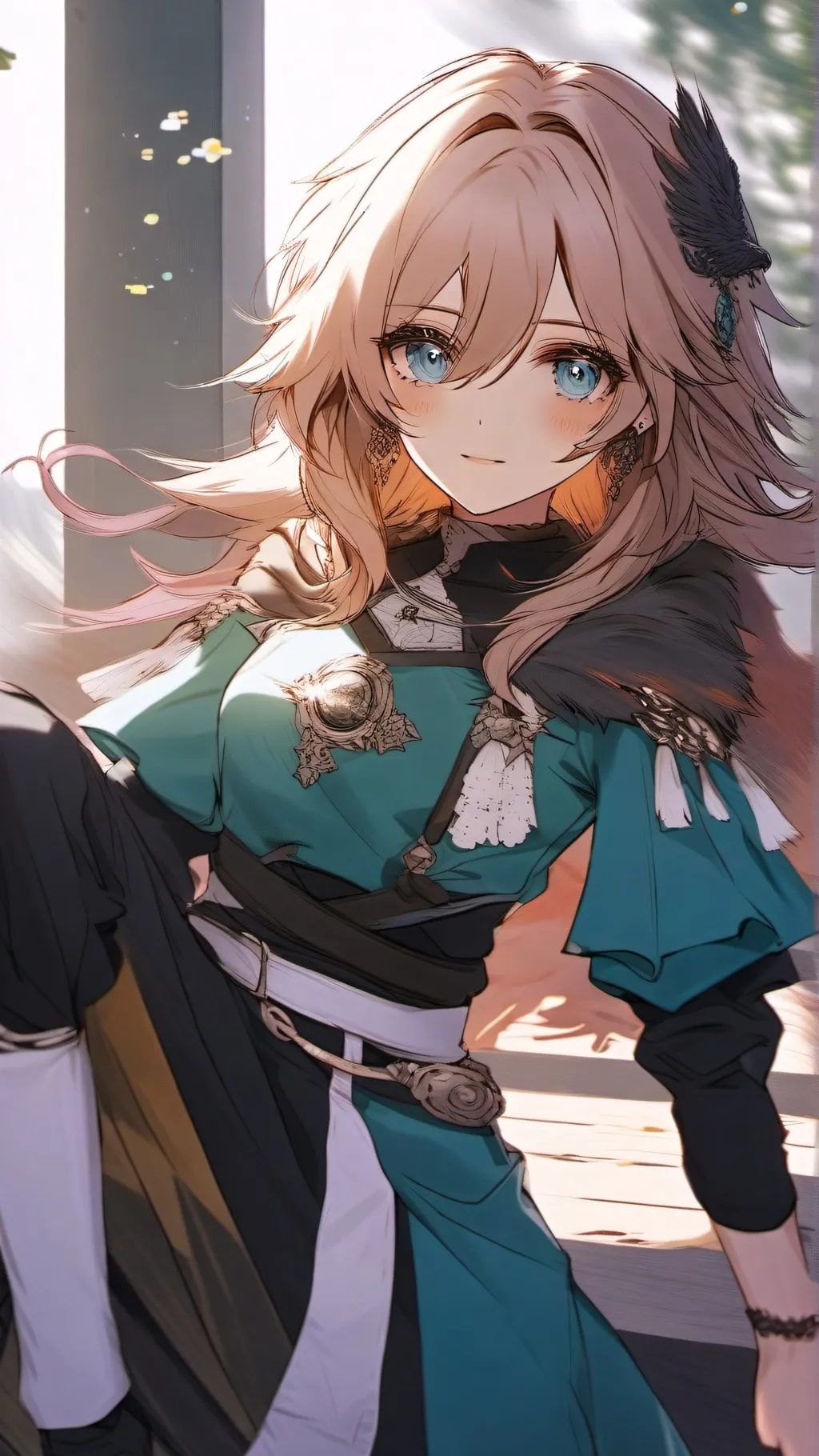 ai character: Gabriela César background